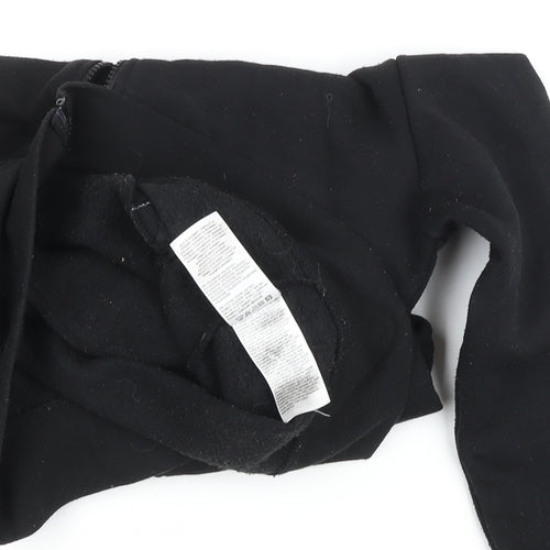 LA Gear Women Black Full Zip Hoodie Size 10 Cotton Blend