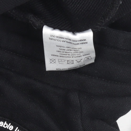 MANA Men's Black Regular Fit Jogger Trousers Size S