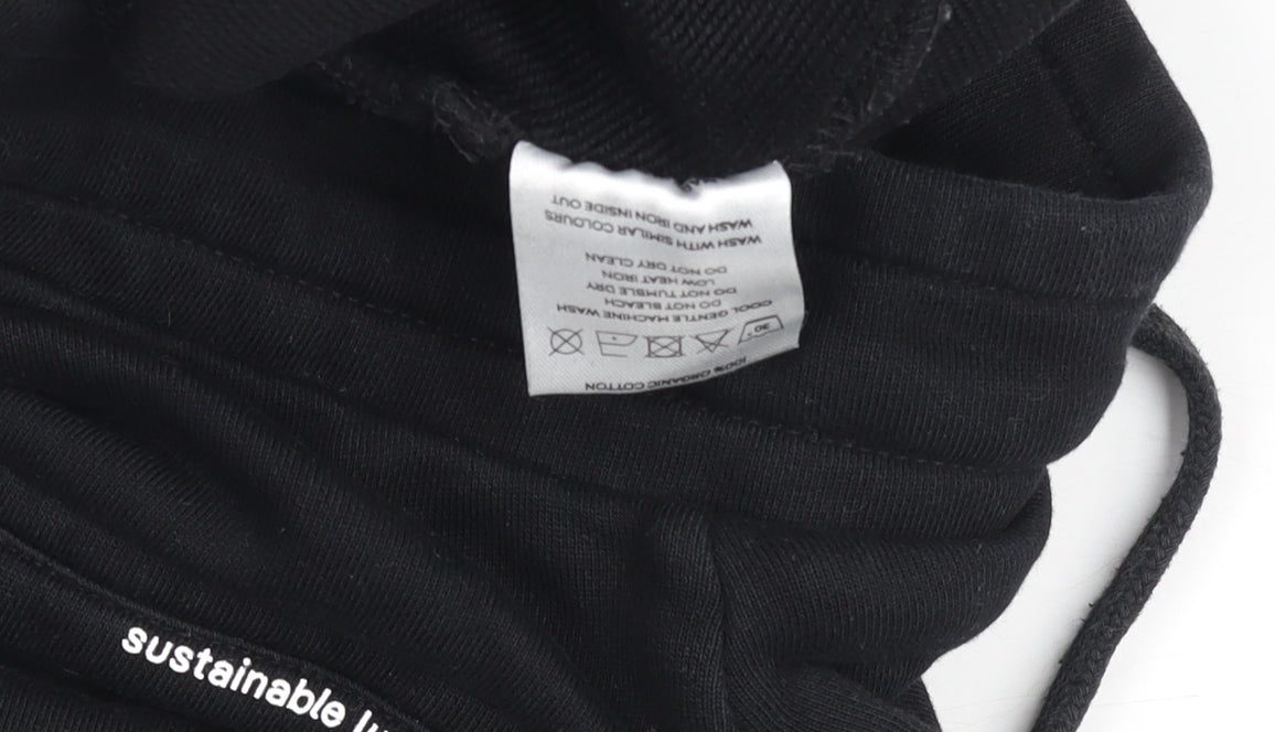 MANA Men's Black Regular Fit Jogger Trousers Size S