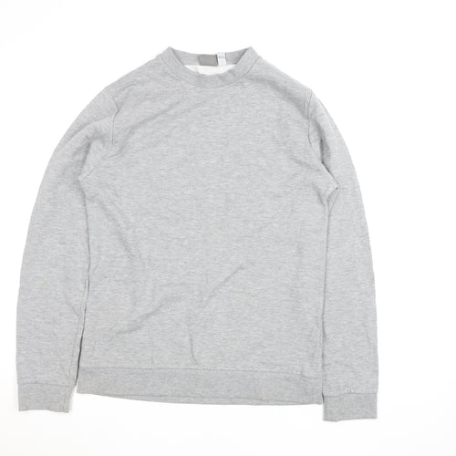 ASOS Women Grey M Crew Neck Pullover Sweatshirt