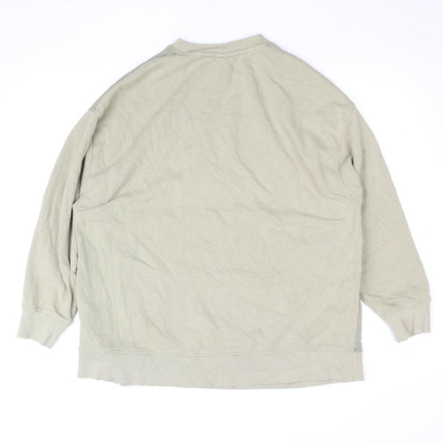 H&M Women's Beige Mount Rainier Graphic Pullover Sweatshirt Size S