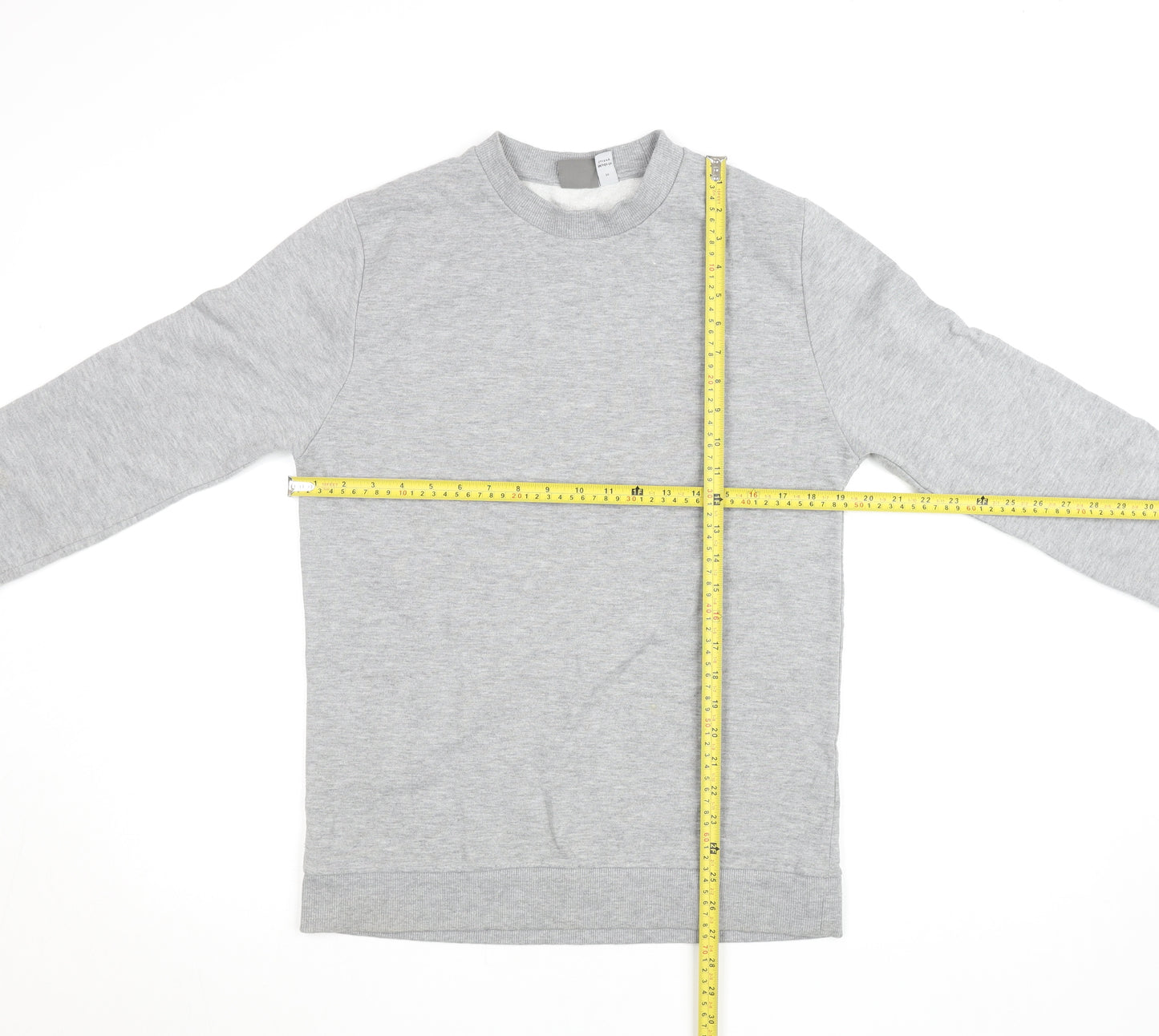 ASOS Women Grey Medium Crew Neck Pullover Sweatshirt