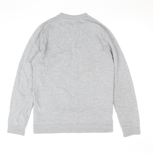 ASOS Women Grey Medium Crew Neck Pullover Sweatshirt