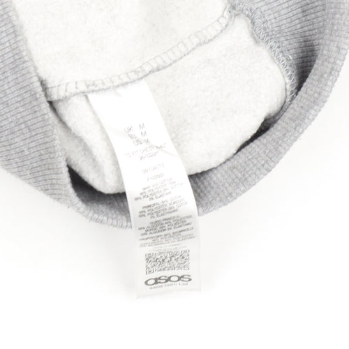 ASOS Women Grey Medium Crew Neck Pullover Sweatshirt