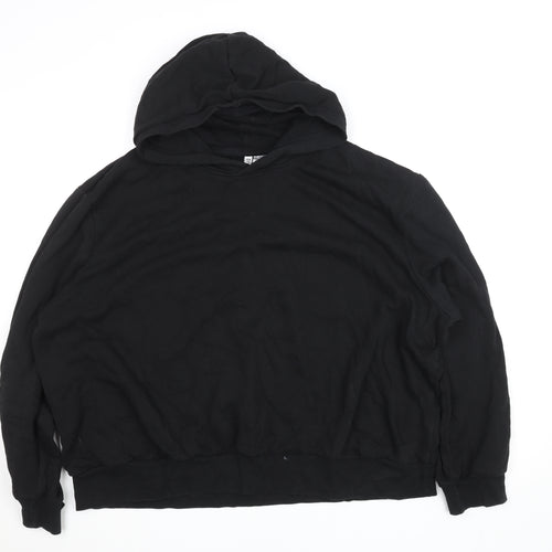 H&M Divided Men’s Black Pullover Hoodie Size M Regular Fit