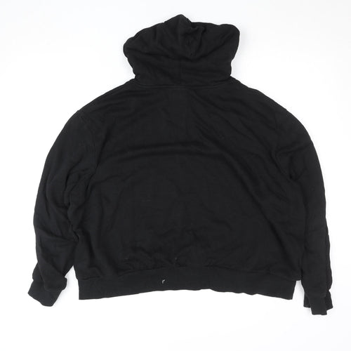 H&M Divided Men’s Black Pullover Hoodie Size M Regular Fit