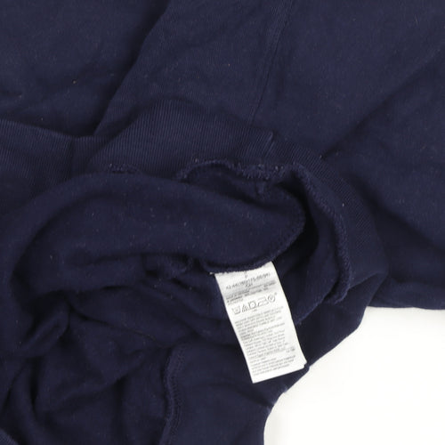 GAP Womens Navy Blue Pullover Sweatshirt Size S Crew Neck Classic Fit
