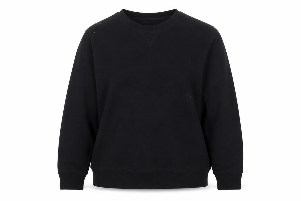 Front view of Primark Cares Women's Black L Pullover Sweatshirt Cotton Blend