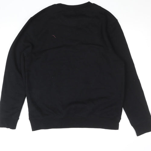 Primark Cares Women's Black L Pullover Sweatshirt Cotton Blend