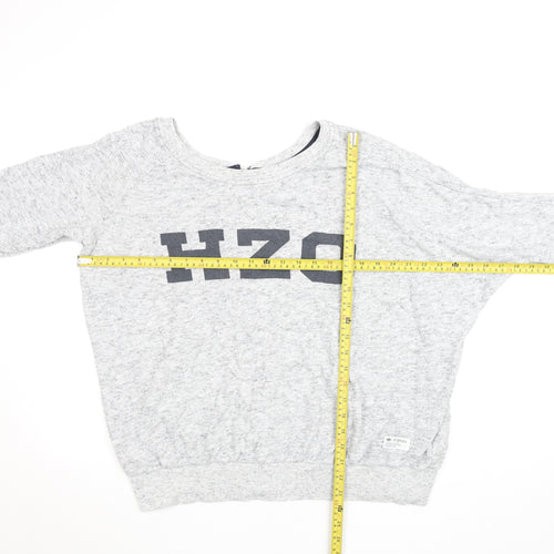 Adidas Originals Womens Grey Size 14 Cotton Blend Pullover Sweatshirt