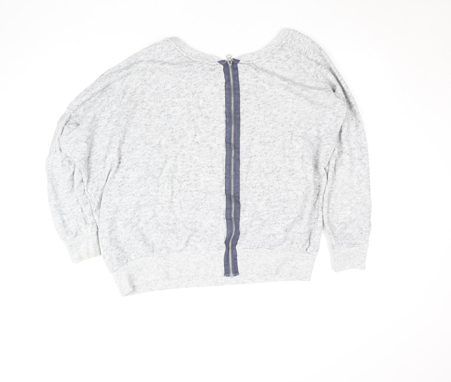 Adidas Originals Womens Grey Size 14 Cotton Blend Pullover Sweatshirt