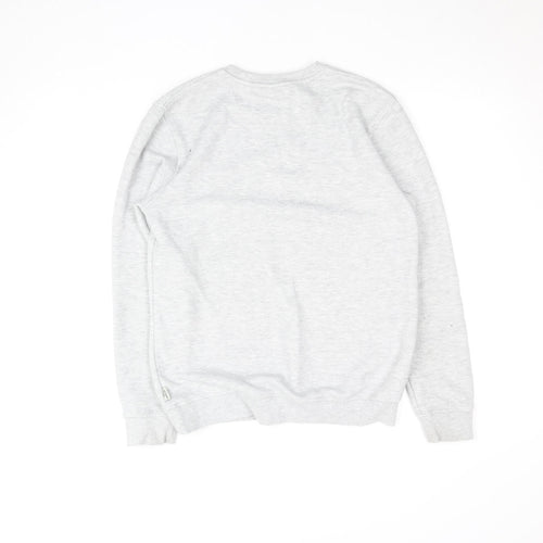 Easy Men's Grey Small Pullover Crew Neck Sweatshirt