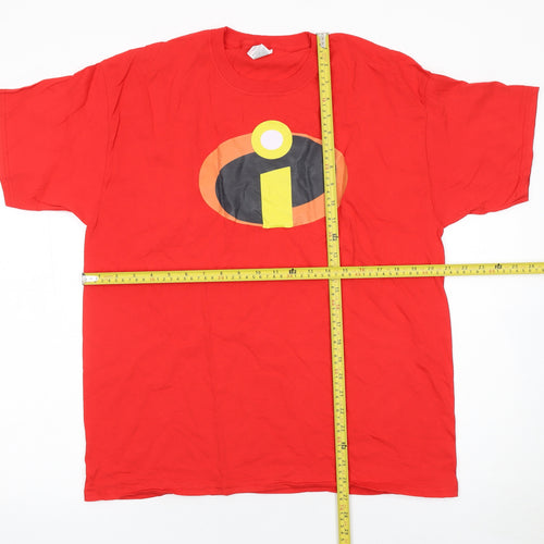 Fruit of the Loom Men’s Red The Incredibles Graphic T-Shirt L