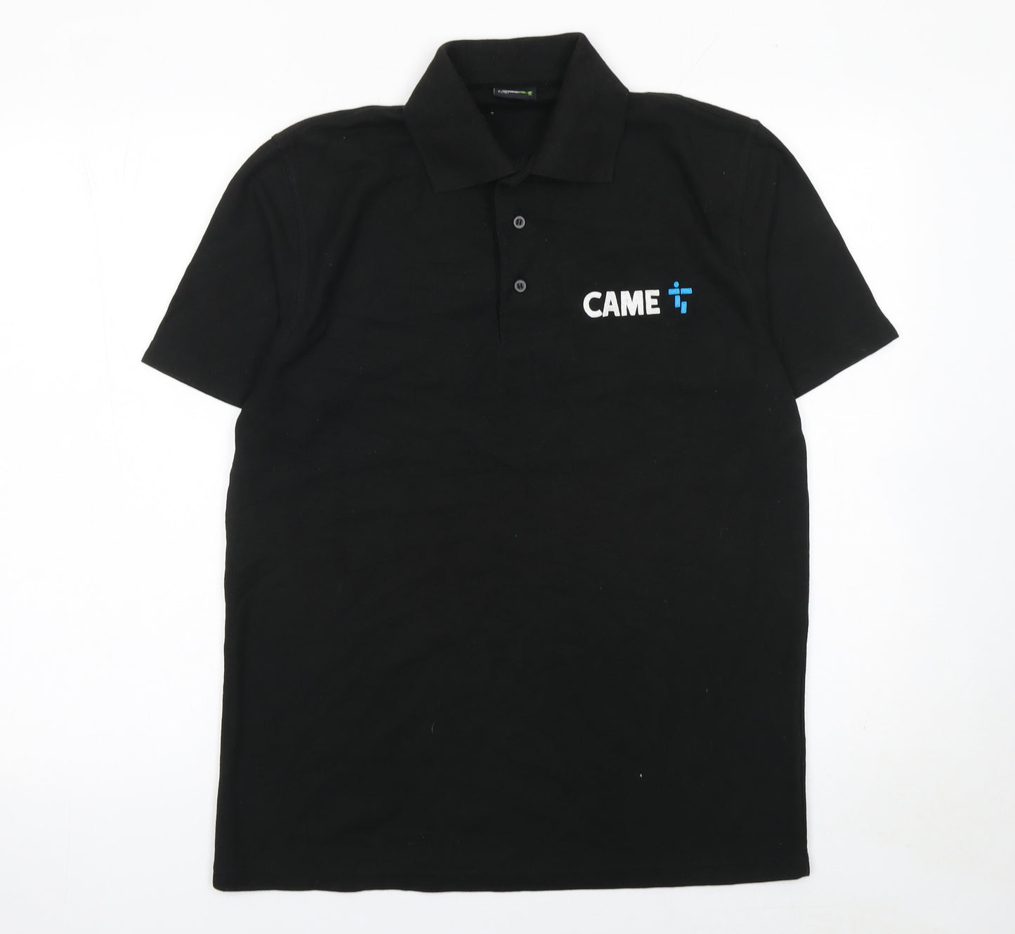 Pro RTX Men’s Black Polo Shirt M Workwear Logo Short Sleeve
