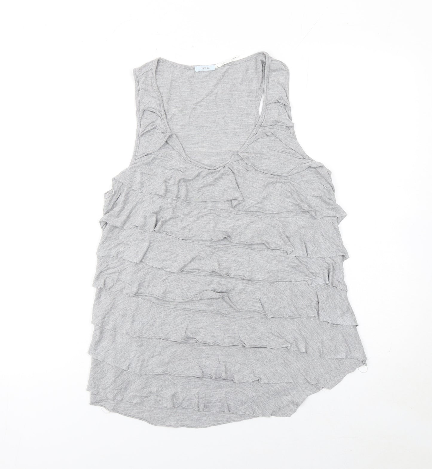 Kimchi Blue Women's Grey Ruffle Camisole Tank Top M