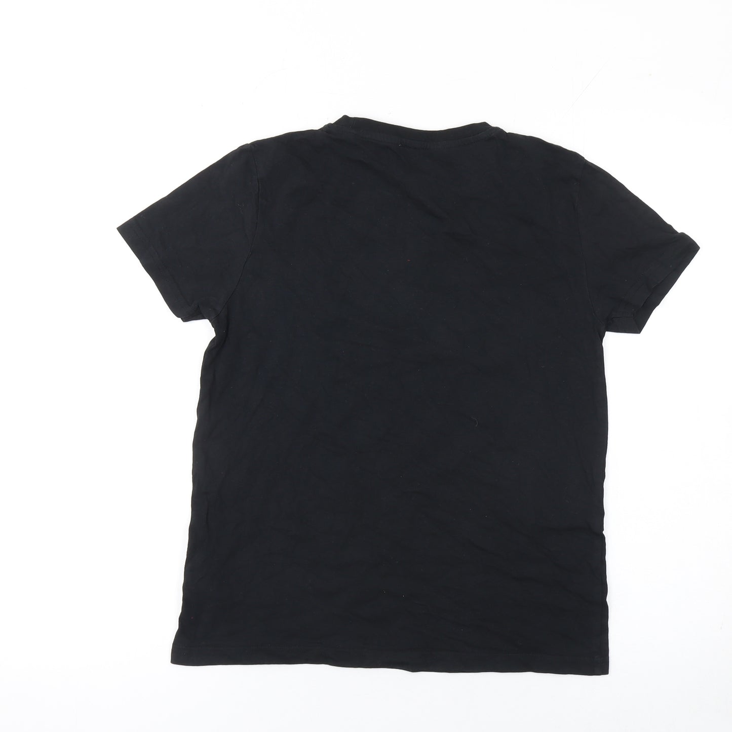 Nerf Boys Black Graphic T-Shirt 12-14 Years Crew Neck Short Sleeve