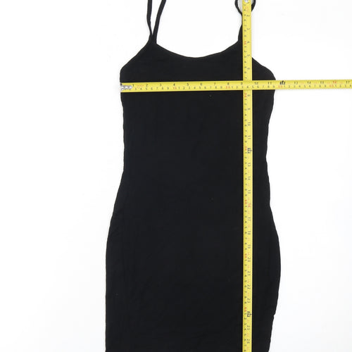 PrettyLittleThing Women’s Black Bodycon Short Dress Size 6