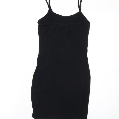 PrettyLittleThing Women’s Black Bodycon Short Dress Size 6