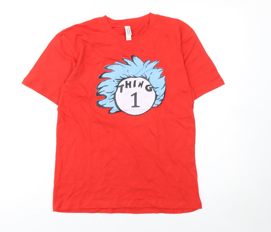 Casual Classics Boys Red Thing 1 Graphic Cotton T-Shirt 12-13 Years