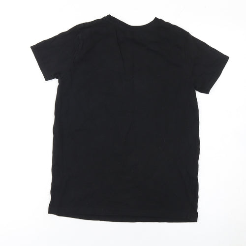 Primark Boys Black Graphic 'Legend' T-Shirt 10-11 Years Cotton Casual Top