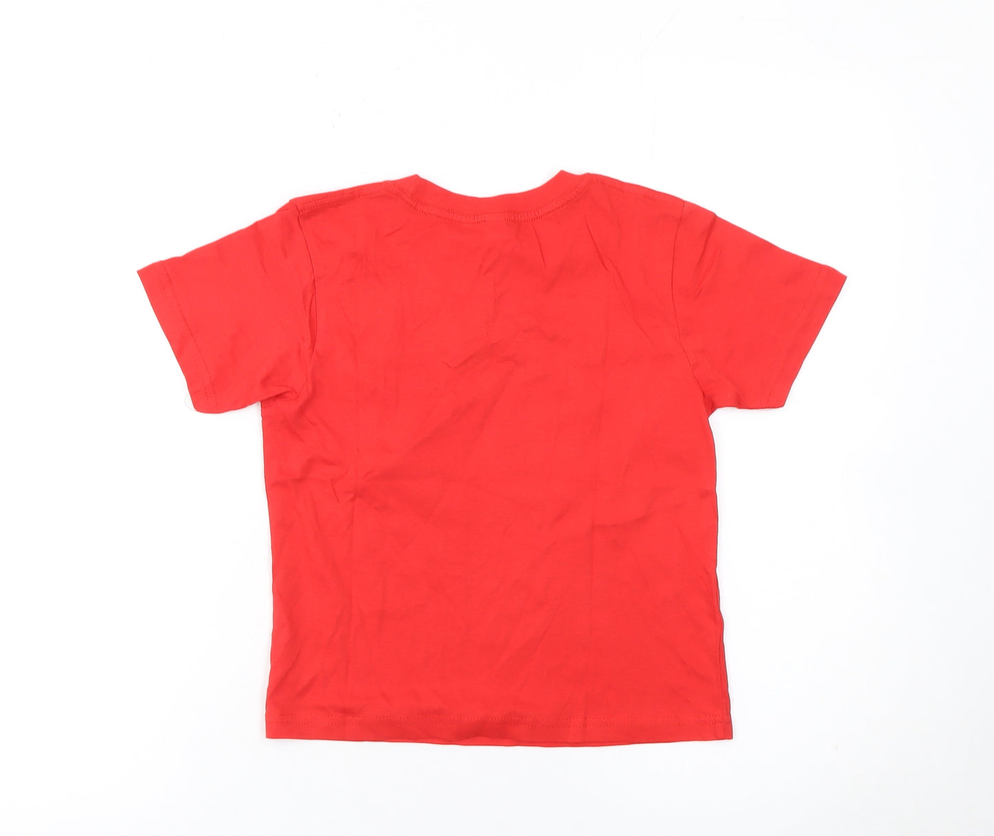 Casual Classics Boys Red Red Nose Day Graphic Cotton T-Shirt 6-7 Years