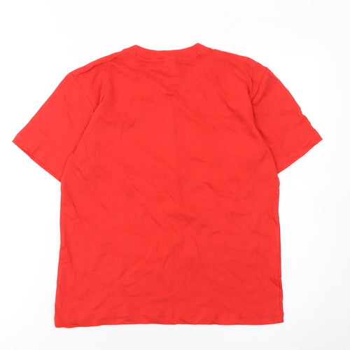 Casual Classics Boys Red 12-13 Years Red Nose Day Graphic Cotton T-Shirt