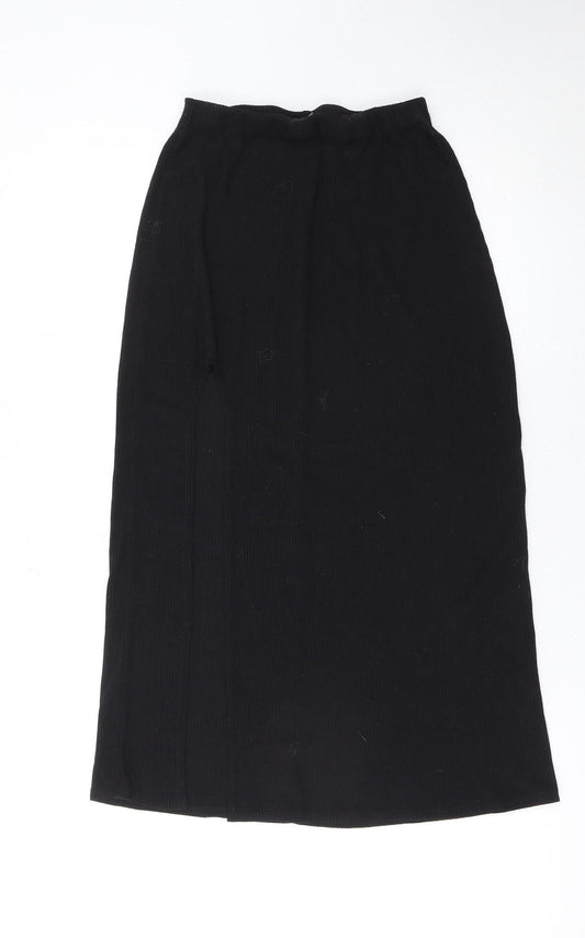 ASOS Women’s Black Midi Pencil Skirt Size 6 Stretch Jersey