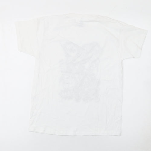 Fruit of the Loom Boys White Comic Print Superhero T-Shirt 10 Years