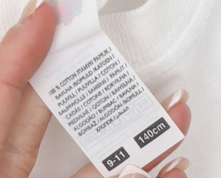 Fruit of the Loom Boys White Comic Print Superhero T-Shirt 10 Years