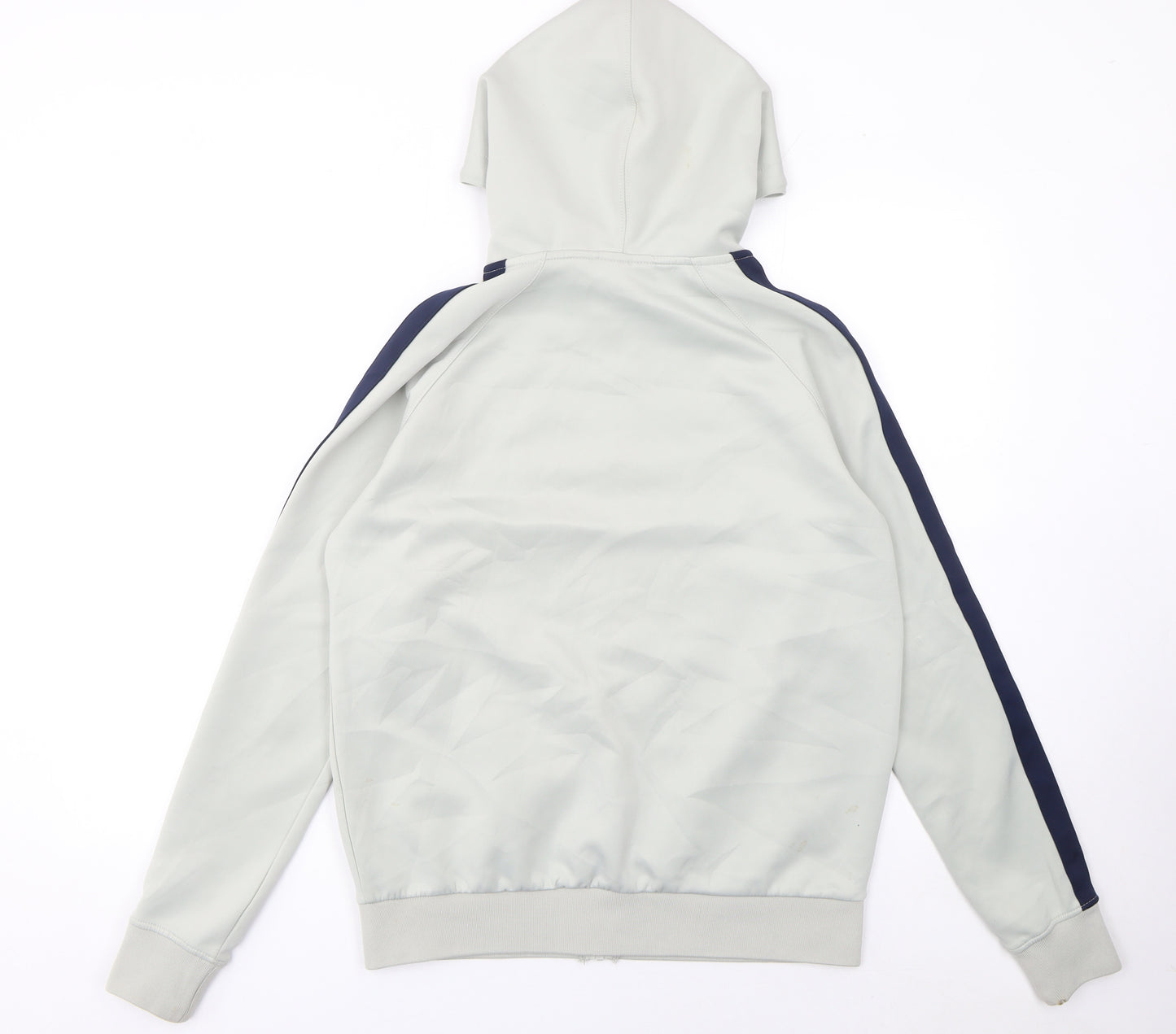 Gym King Men's Grey Full Zip Hoodie Size M Slim Fit Casual Sportswear