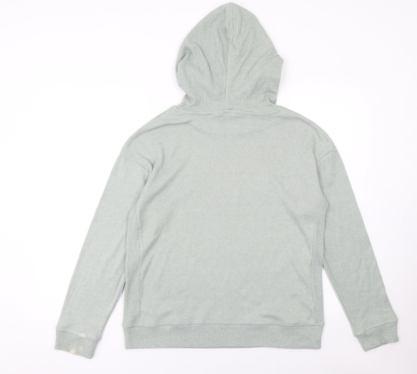 FatFace Women’s Grey Hooded Pullover Jumper Size 10 Cotton Blend