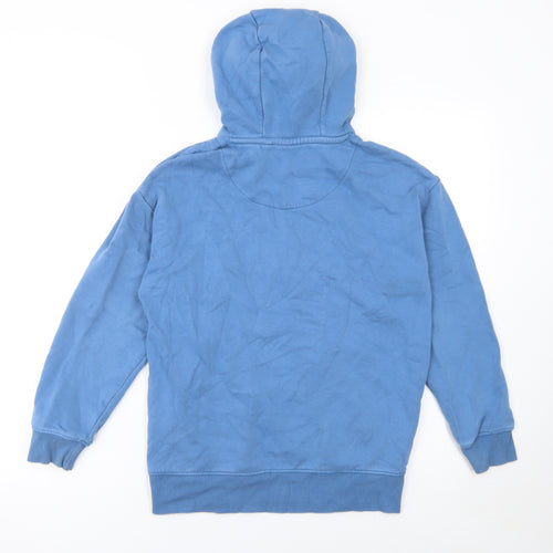 F&F Boys Blue West Coast Pullover Hoodie 11-12 Years Cotton Blend