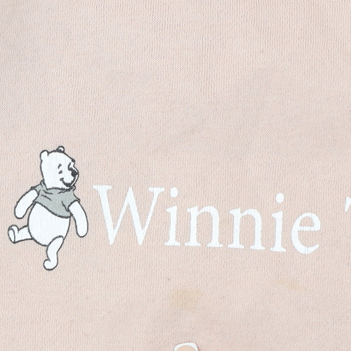 Disney Winnie the Pooh Womens Beige Pullover Sweatshirt Size M 12/14