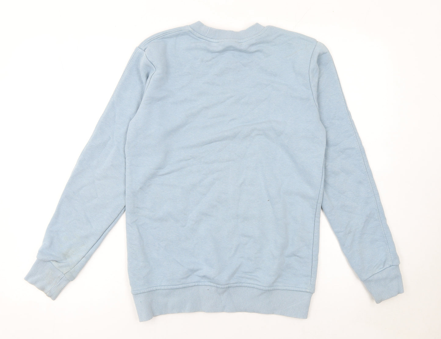 Tünel Fashion Men's Blue Scuba Graphic Pullover Sweatshirt Size S