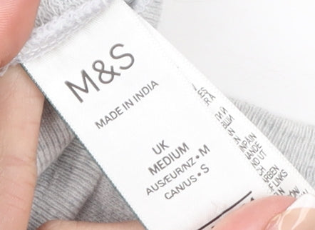 Marks and Spencer Women Grey Amour Paris Pullover Sweatshirt M