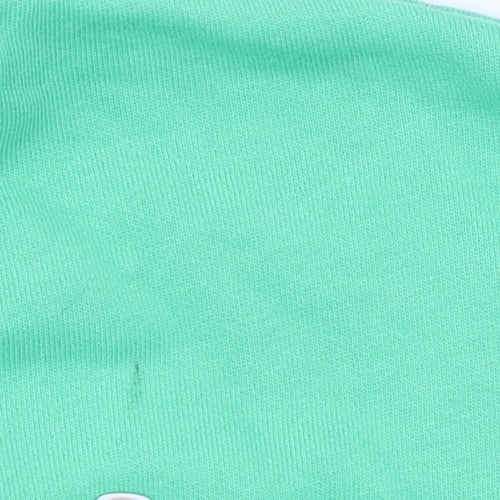 Pangaia Womens Green Crew Neck Pullover Sweatshirt M Future Nostalgia