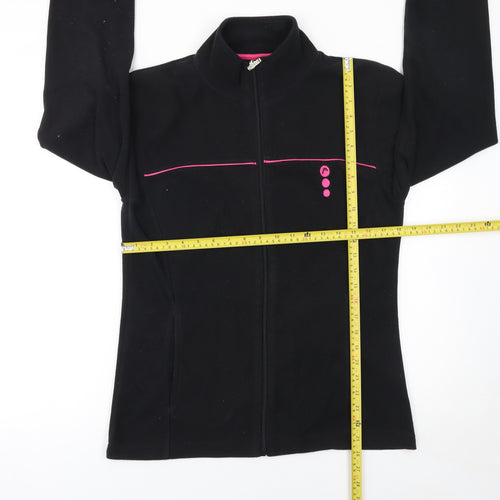 HEAD Women's Black Size 12 Fleece Full Zip Active Jacket