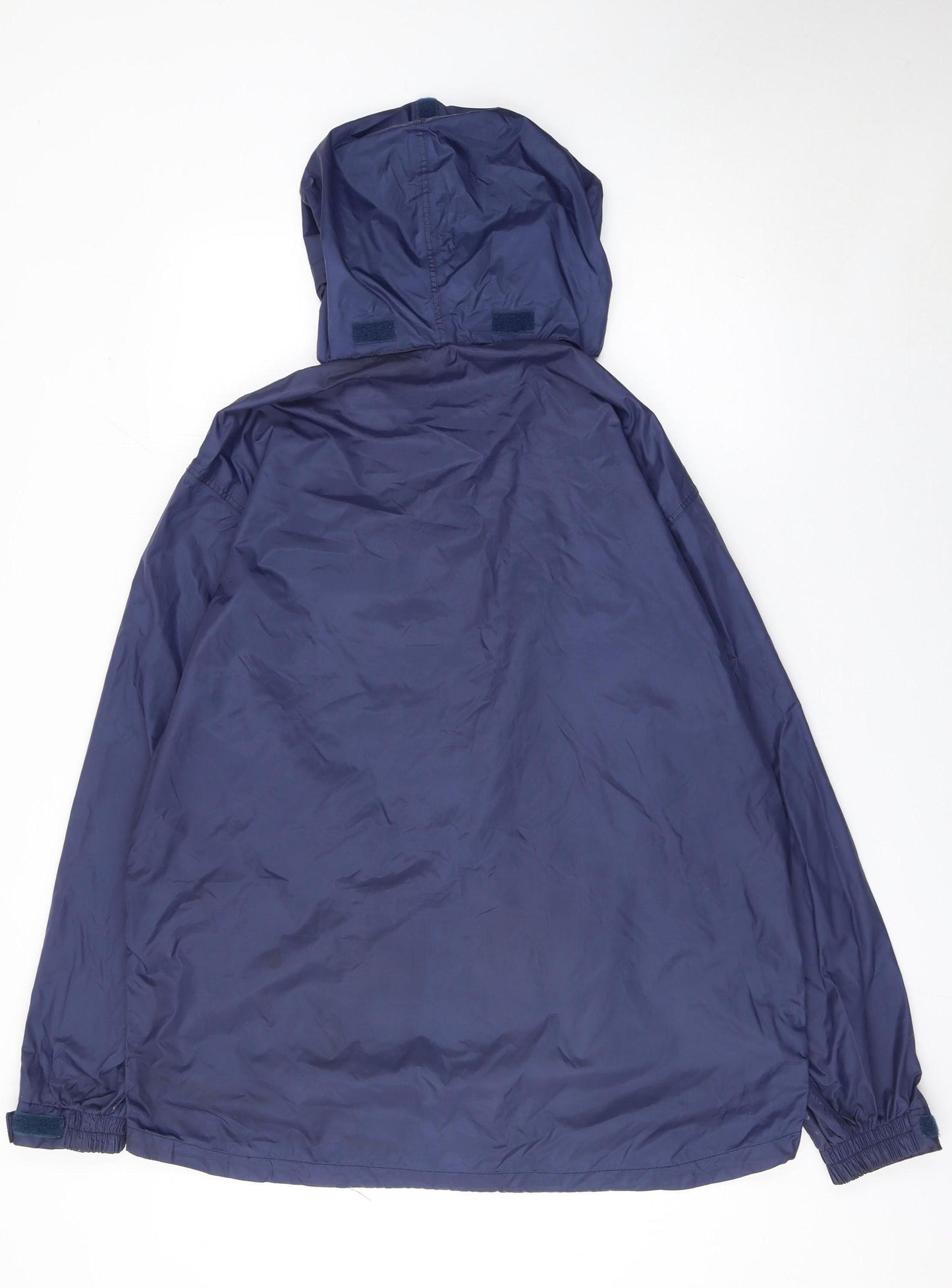 Rock Ice Men's Blue Hooded Waterproof Windproof Jacket L