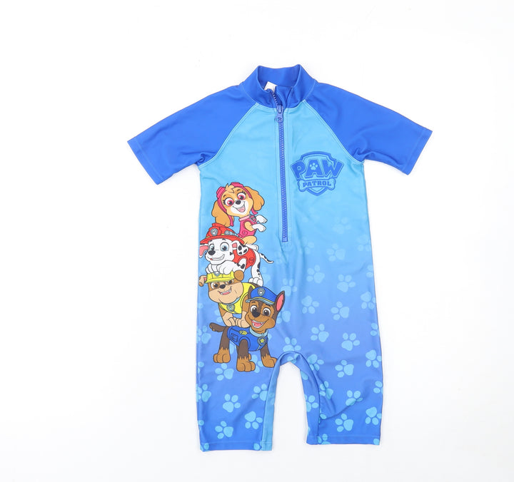Dunnes Stores Boys Blue PAW Patrol One Piece Swimsuit 2 Years