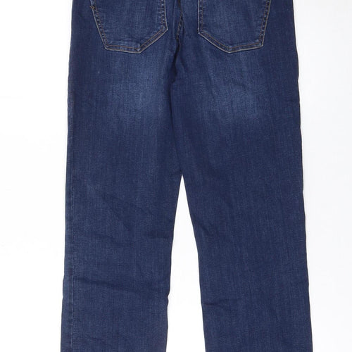 b.young Women Blue Size 29 Straight Jeans Denim Mid Rise