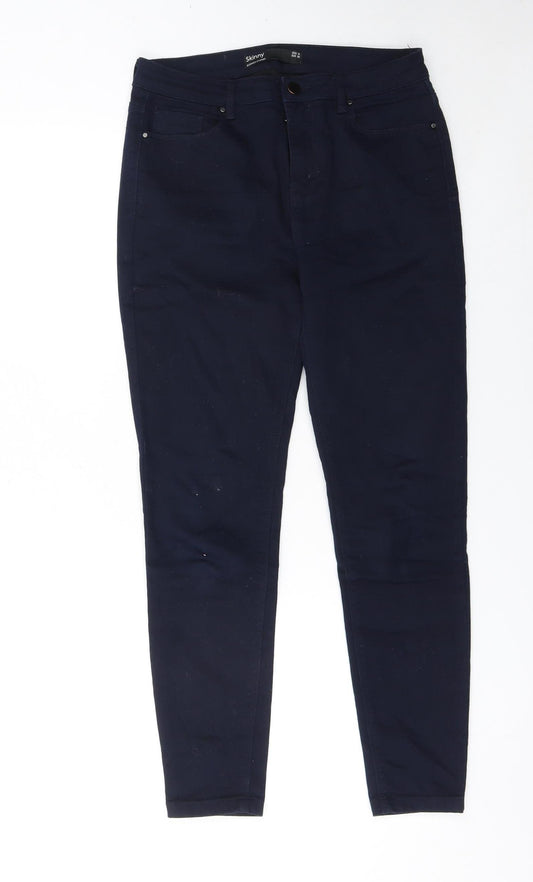 St. Bernard Women’s Navy Blue Skinny Jeans Size 10 Slim Fit 27in Leg