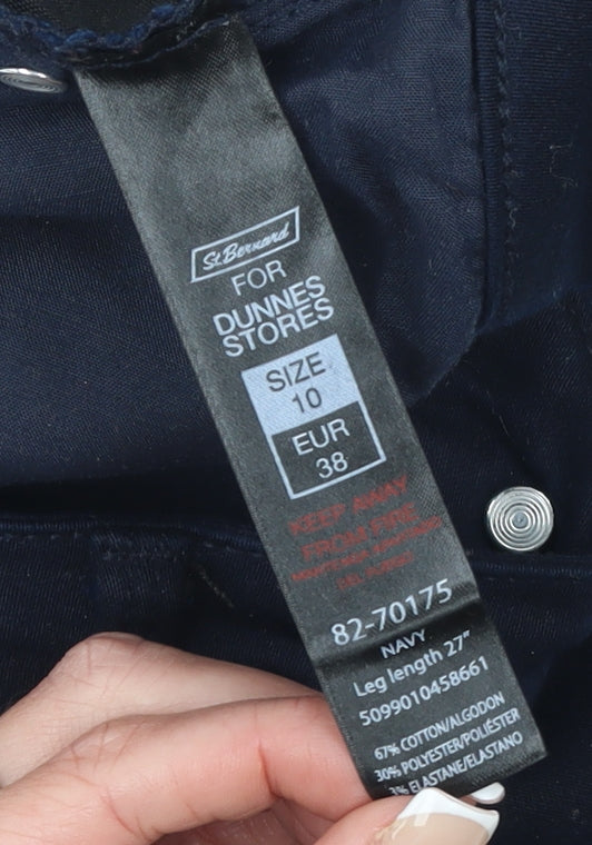 St. Bernard Women’s Navy Blue Skinny Jeans Size 10 Slim Fit 27in Leg