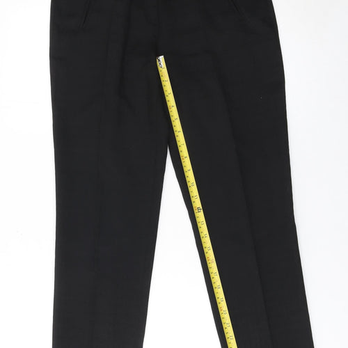 More & More Womens Black Size 10 Straight Leg Tailored Trousers
