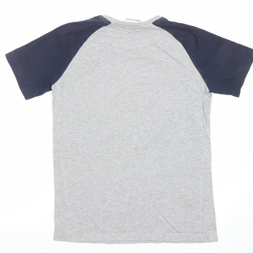 Russell Athletic Boys Grey Graphic Logo T-Shirt 10-11 Years Short Sleeve