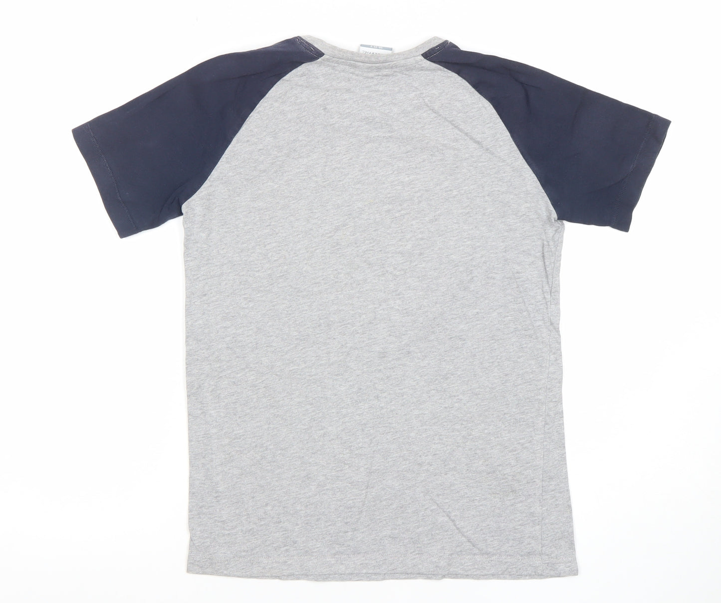 Russell Athletic Boys Grey Graphic Logo T-Shirt 10-11 Years Short Sleeve