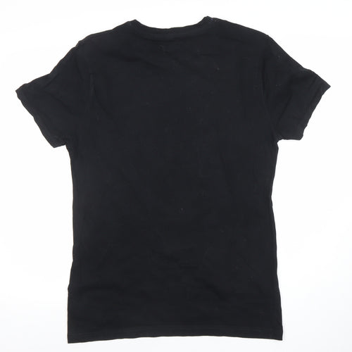 Marvel Black Panther Wakanda Forever Men's Black Cotton T-Shirt Size S