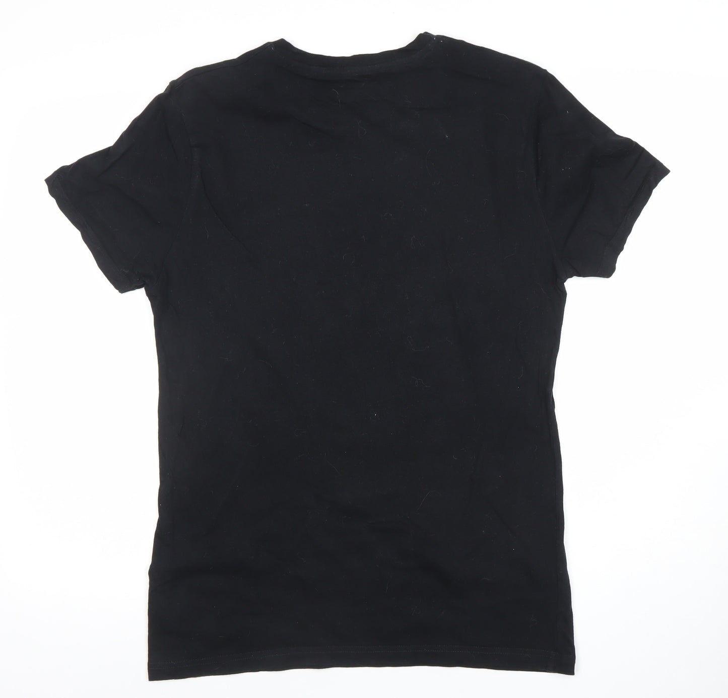 Marvel Black Panther Wakanda Forever Men's Black Cotton T-Shirt Size S