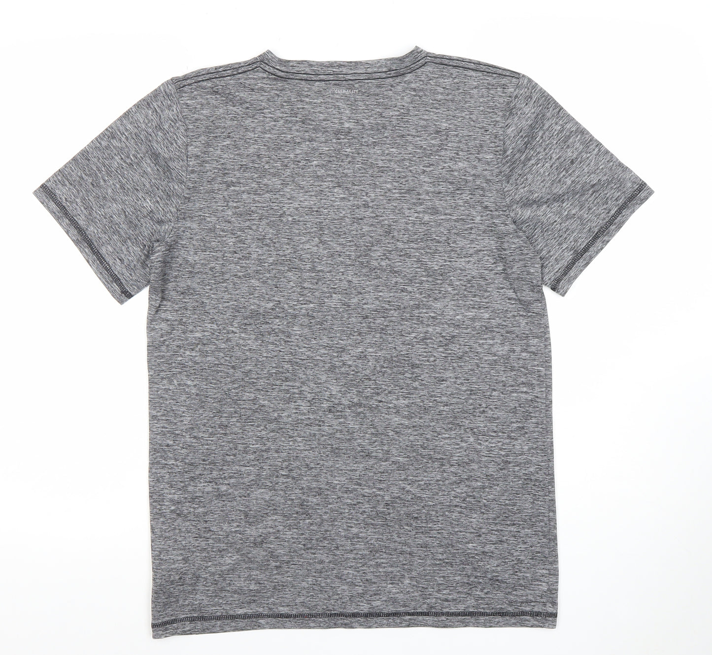 Adidas Women's Grey Short Sleeve Active T-Shirt Size L