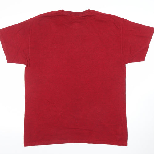 Manchester United Men’s Red Di Maria 7 Graphic T-Shirt Size L