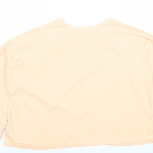 FRIENDS Central Perk Peach Sweatshirt Women S Crew Neck Cotton Blend